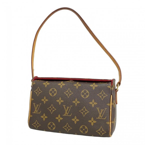 Louis Vuitton Monogram Recital Handbag M51900 Brown Women's - Picture 1 of 12